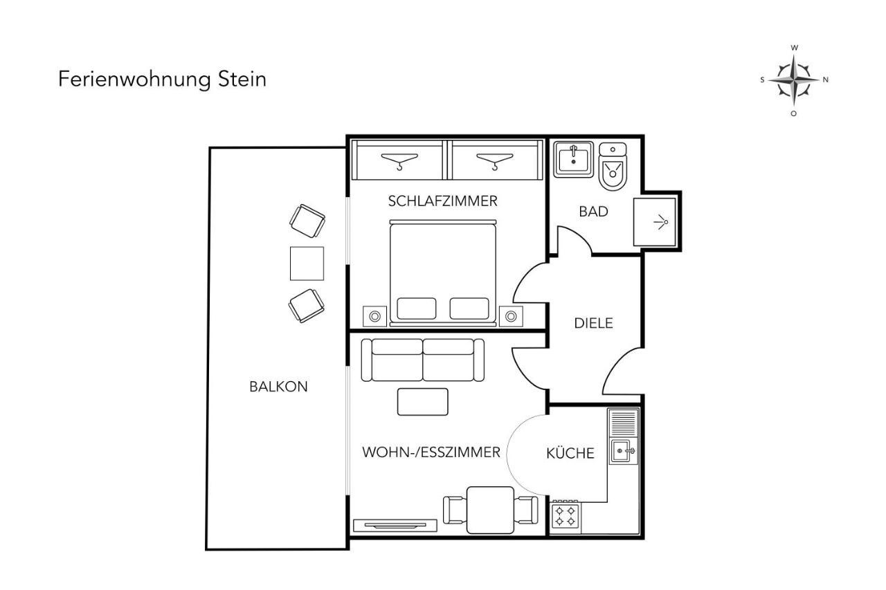 Ferienwohnung Steinmandl اوبرستدورف المظهر الخارجي الصورة